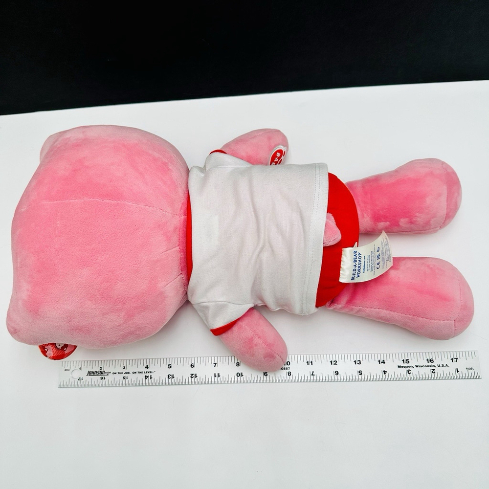 Build A Bear Holly Jolly Hello Kitty Pink Red 18" Plush Holiday Christmas Shirt - Picture 8 of 8